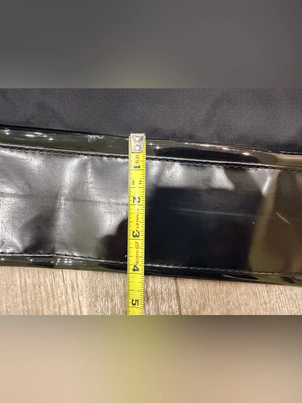Burberry Black Nylon and Patent Trim Tote